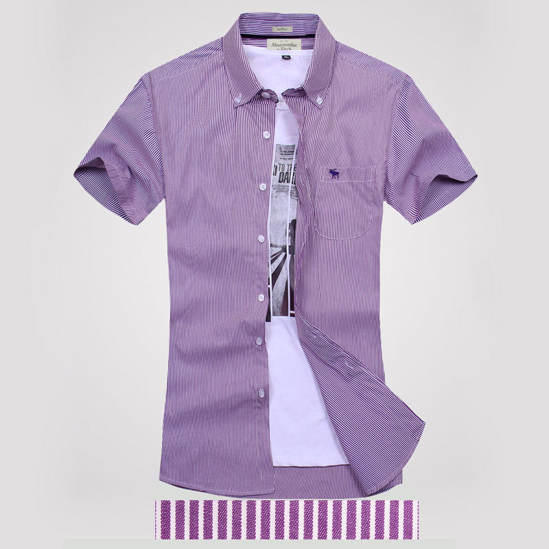 Nueva Abercrombie Fitch Hombres Algodón camiseta de verano AF6862